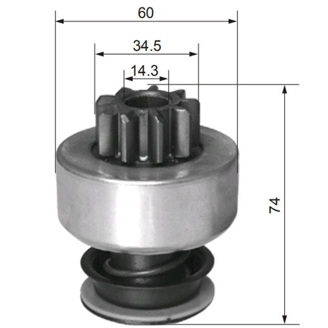 Standard Bendix Drive
